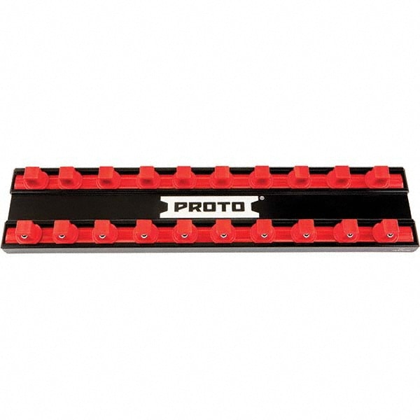 PROTO J2519TS Socket Holders & Trays; Type: Tray ; Holds Number of Pieces: 20 ; Color: Black ; Depth (Inch): 14 Image