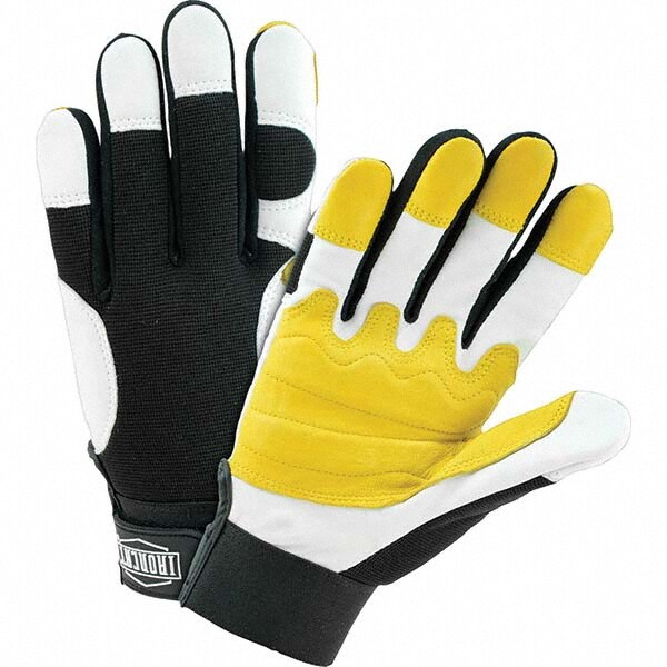 Welding Gloves: Size Small, Uncoated, Goatskin Leather, General Purpose Application