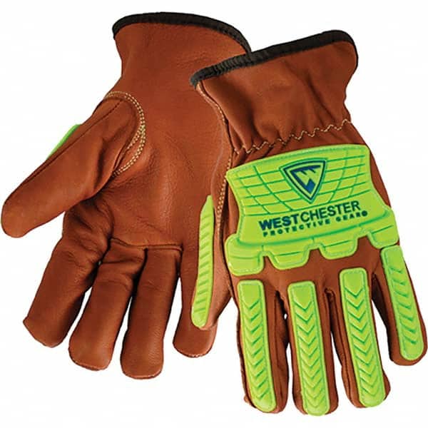PIP KS993KOAB/XL Cut, Puncture & Abrasive-Resistant Gloves: Size XL, ANSI Cut A4, ANSI Puncture 5, Goatskin Leather 