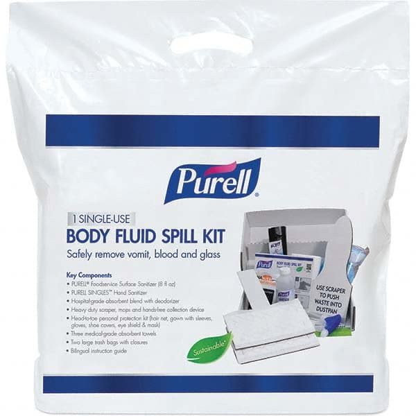 PURELL. 3841-02-ECO Body Fluid Clean-Up Kit: 19 Pc, for 1 Person 