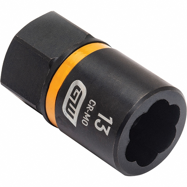 Bolt Extractor Socket: 13 mm, for 13 mm Screws, 3/8" Drive