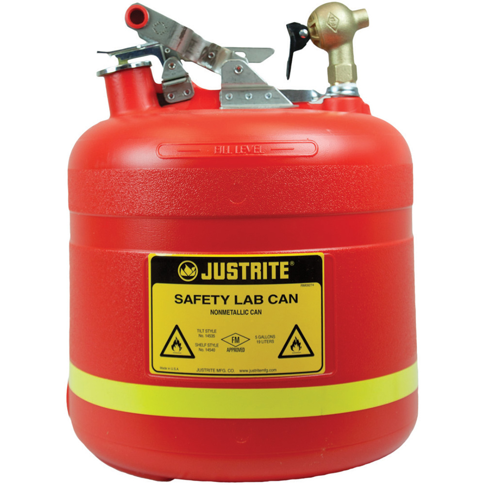 Justrite® Safety Disposal Cans; Capacity 5.000; Can Material High