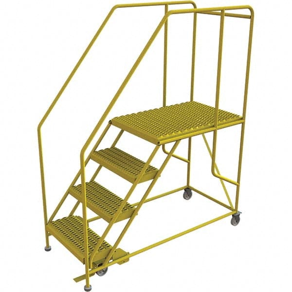 TRI-ARC - 4-Step Steel Work Platform: 800 lb Capacity, 24