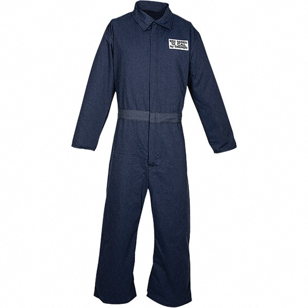 CSA Z462 NFPA 2112 12.7 cal/cm2 CGSB 155.20 ATPV Walls Red 9-Ounce FR 88/12 Striped Coverall HRC 2 NFPA 70E and ASTM F1506 38L
