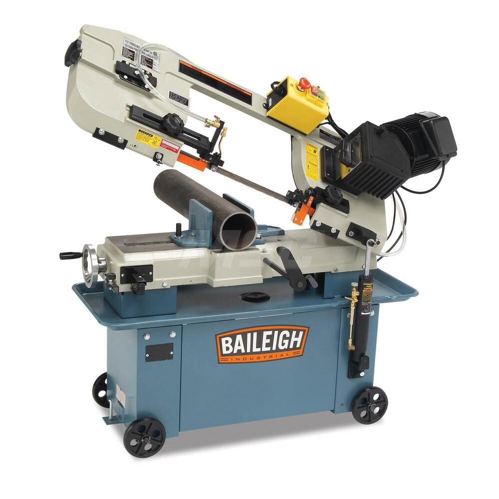 Combination Horizontal & Vertical Bandsaws; Machine Style: Manual; Drive Type: Geared Head; Angle of Rotation: 45; Maximum Capacity (Rounds) at 90 Degrees (Decimal Inch): 7.0000; Phase: 1; Coolant System: Yes; Maximum Capacity (Rounds) at 450 (Inch): 4.33