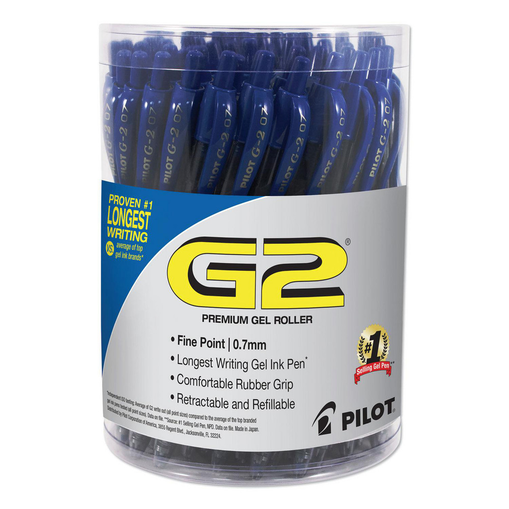 Pilot - Gel Roller Ball Pen: 0.7 mm Tip, Blue Ink | MSC Direct