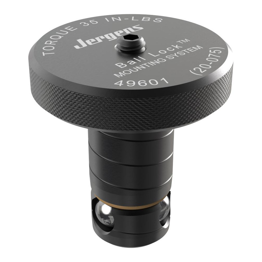 msc/001+α Jergens - Modular Fixturing Shank: Ball Lock, 35 mm Shank