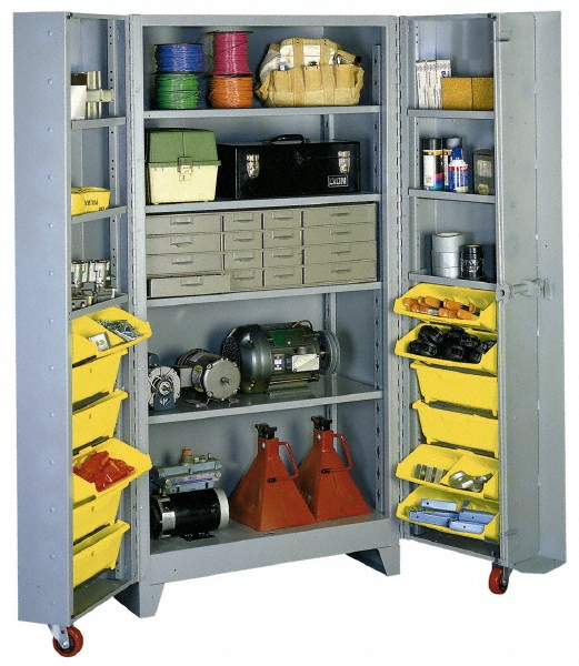 Lyon 4 Shelf 12 Bin Storage 95966487 MSC Industrial Supply