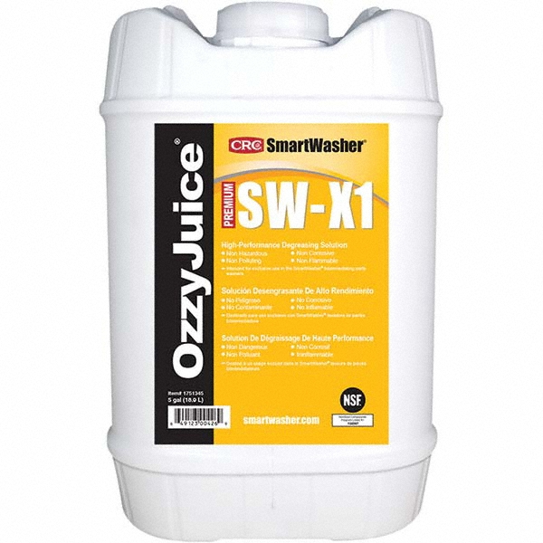 Parts Washing Solutions & Solvents; Solution Type: Water-Based; Container Type: Pail; Solution Form: Liquid; Flash Point: 200 °F; 93.3 °C; Container Size Range: 5 Gal. - 49.9 Gal.; Container Size (Gal.): 5.00; Standards: NSF A1; Application 1: Mining; Uti