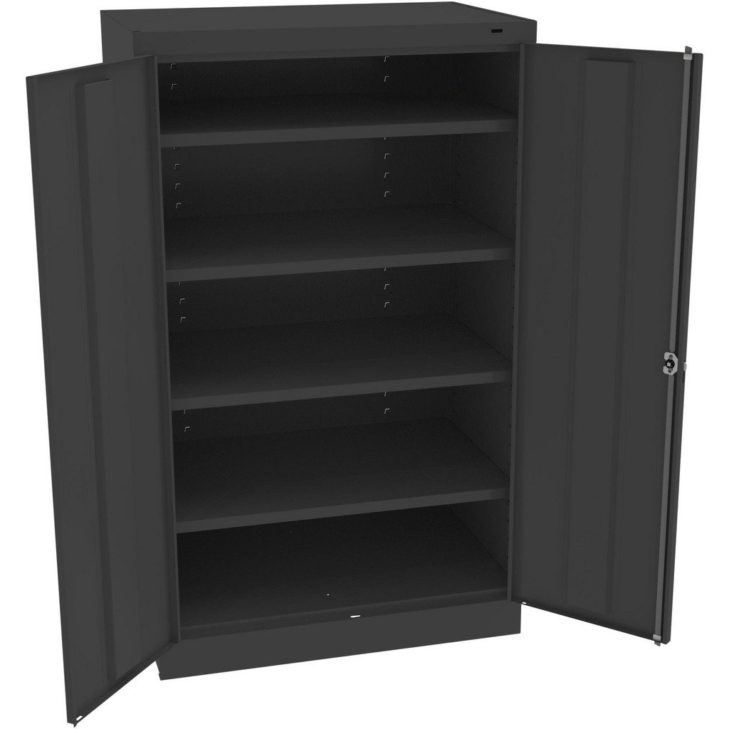 Tennsco Storage Cabinets: Storage, Steel - Keyed | Part #6024-BLK