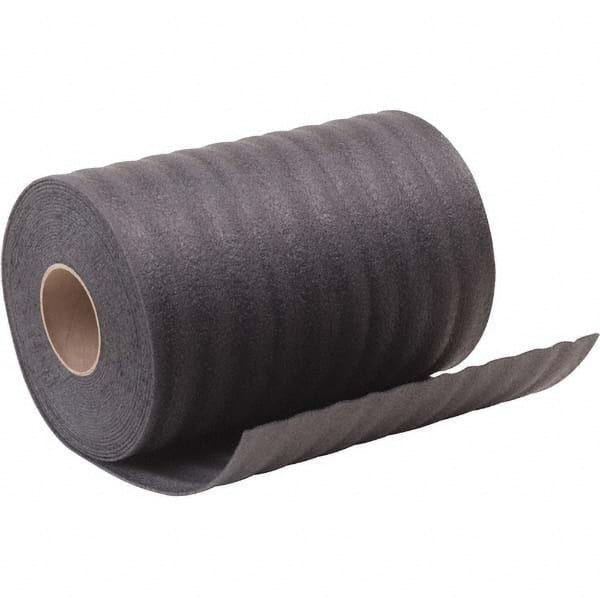 1/8” x 48” x 550’ Perforated Recycled Black Air Foam Roll