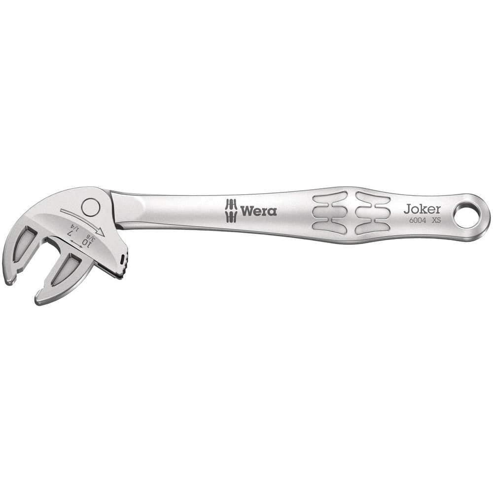 Wera 5020099001 Spanner Wrenches & Sets; Wrench Type: Adjustable Ratcheting ; Minimum Capacity (mm): 7.00 ; Maximum Capacity (mm): 10.00 ; Maximum Capacity (Inch): 3/8 ; Overall Length (Inch): 5.51 ; Overall Length (Decimal Inch): 5.5100 