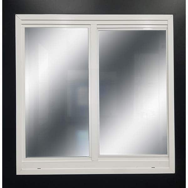 Temporary Structure Parts & Accessories; Type: Window ; Width (Feet): 3 ; Height (Feet): 3 ; Additional Information: 1/4" Tempered; White Frame