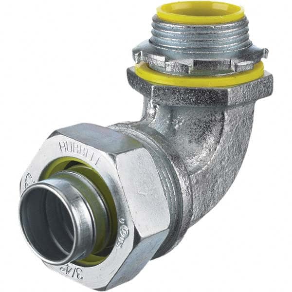 Hubbell Wiring Device-Kellems H15091 Conduit Connector: For Liquid-Tight, Malleable Iron & Steel, 1-1/2" Trade Size 