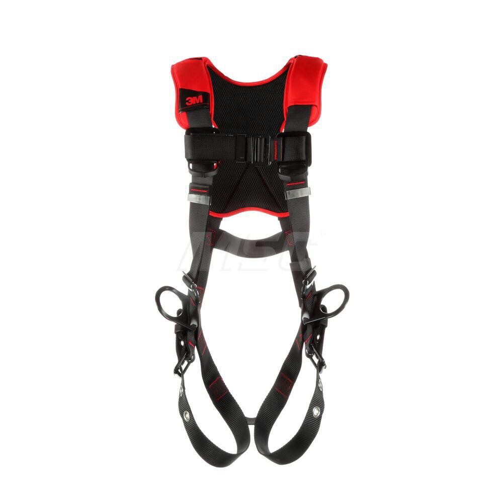 Fall Protection Harnesses: 420 Lb, Vest Style, Size Medium & Large, For Positioning, Polyester, Back & Side