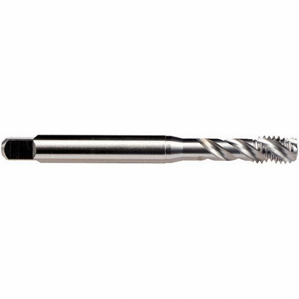 Uxcell 2pc M6 X 1.0 Spiral Flute Tap HSS Nitriding Coated Metric Machine Thread