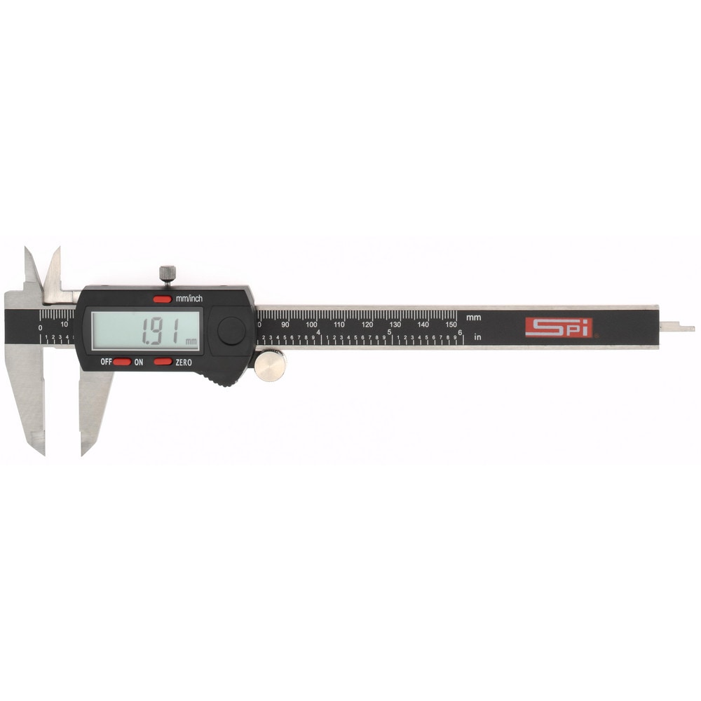 SPI Electronic Caliper: To 6, Resolution 44706968 MSC Industrial