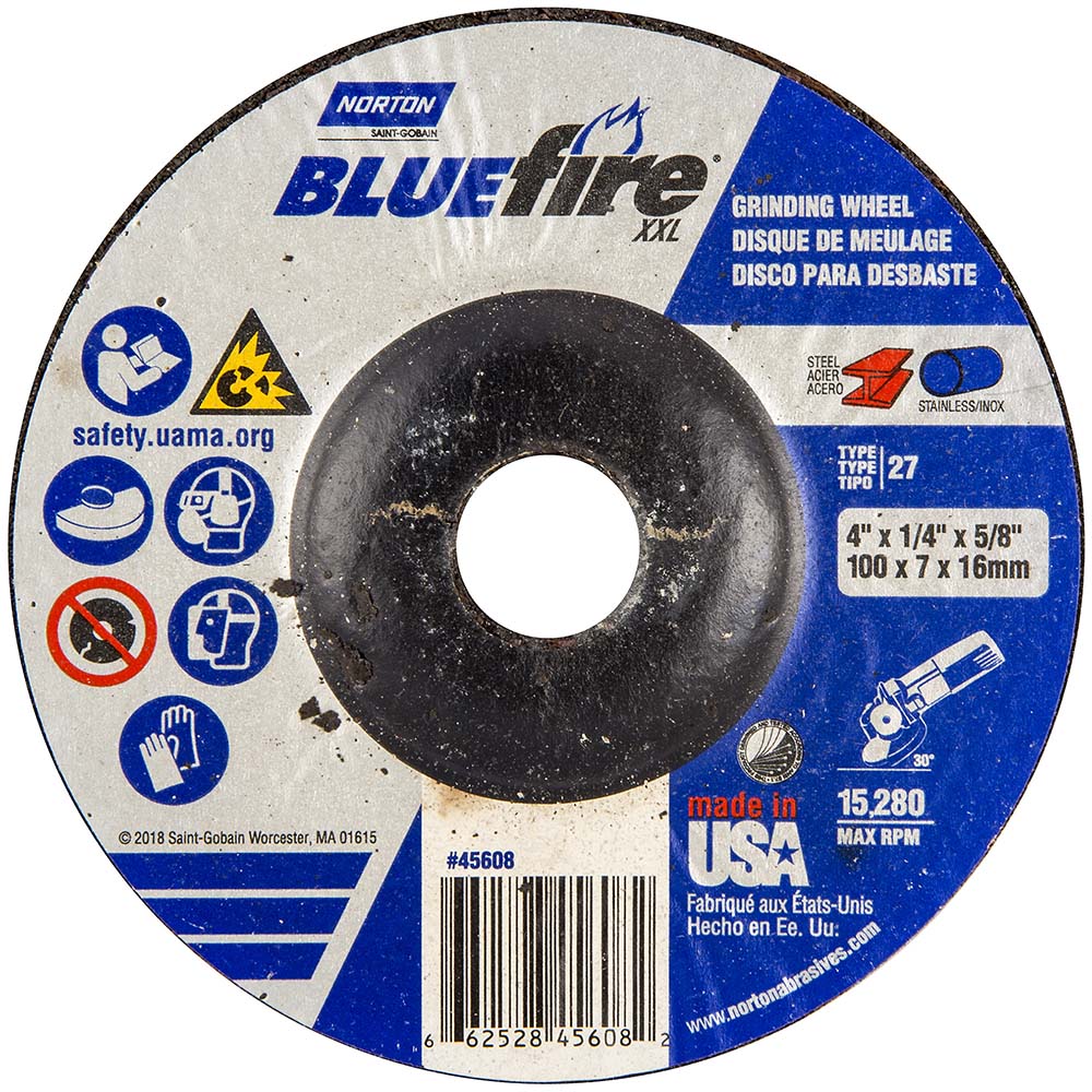 Norton Depressed Center Wheels Wheel Diameter Inch 4 Wheel