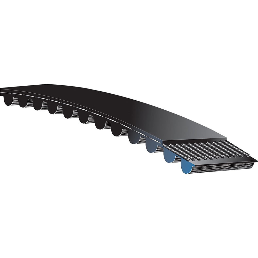 470-H-075 H Timing Belt 94 Teeth Synchronous Belt 47.6" Length, 3/4" Width, 1/2" Pitch - View #4