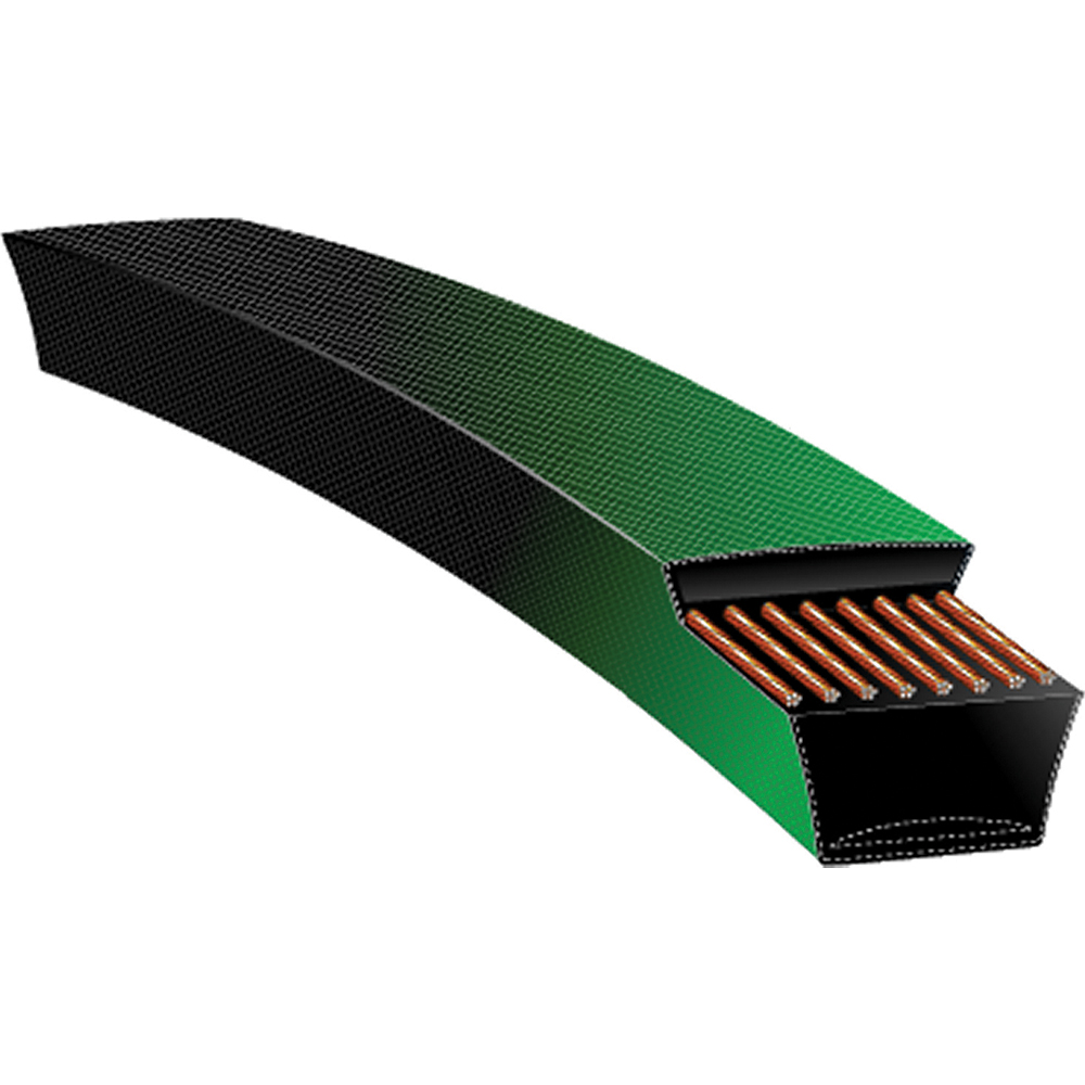 Gates V Belt: Section 4L, 13 mm Belt Width - 14 mm Pitch, 71 Teeth, Urethane, Green, 14MGT-994-37 Belt Number | Part #84236834