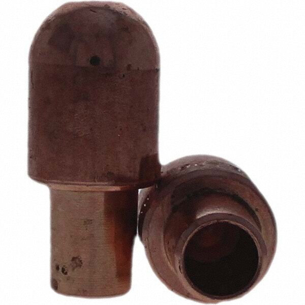Spot Welder Tips; Tip Type: Male Cap B Nose (Dome) ; Material: RWMA Class 1 - C15000
