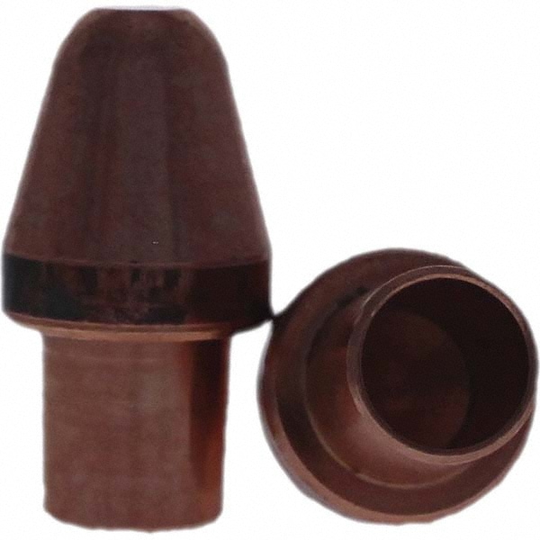 Spot Welder Tips; Tip Type: Male Cap A Nose (Pointed) ; Material: RWMA Class 1 - C15000