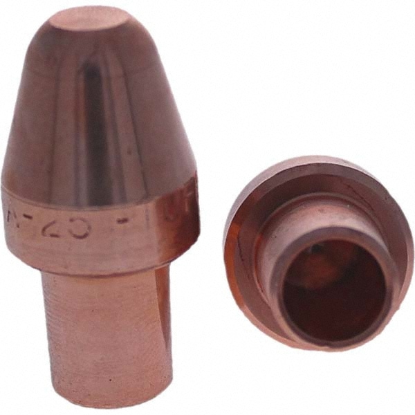 Spot Welder Tips; Tip Type: Male Cap A Nose (Pointed) ; Material: RWMA Class 2 - C18200 ; For Use With: 5RW Cap Taper Electrode Holder