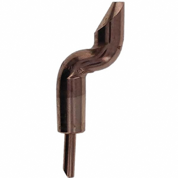 Tuffaloy Spot Welder Tips; Tip Type Double Bend Tip D Nose (Offset