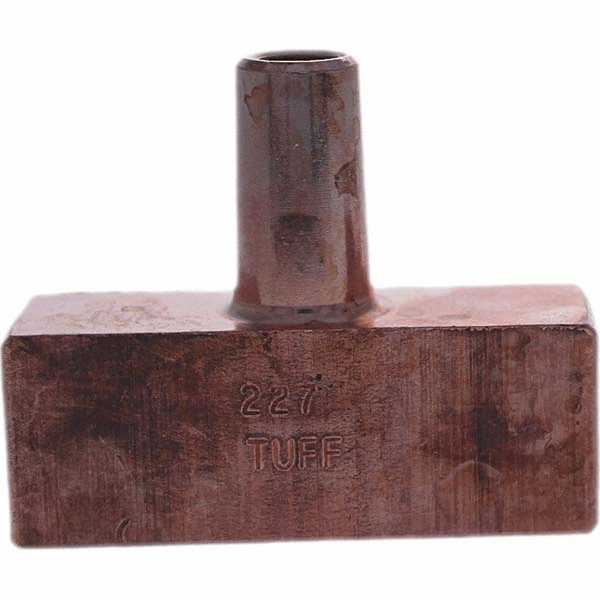 Tuffaloy Spot Welder Tips; Tip Type Backup Electrode Rectangular