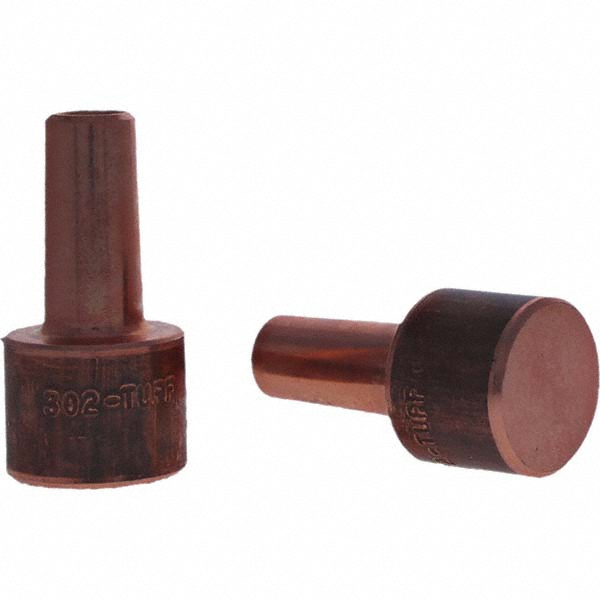 Tuffaloy Spot Welder Tips; Tip Type Backup Electrode Round Face