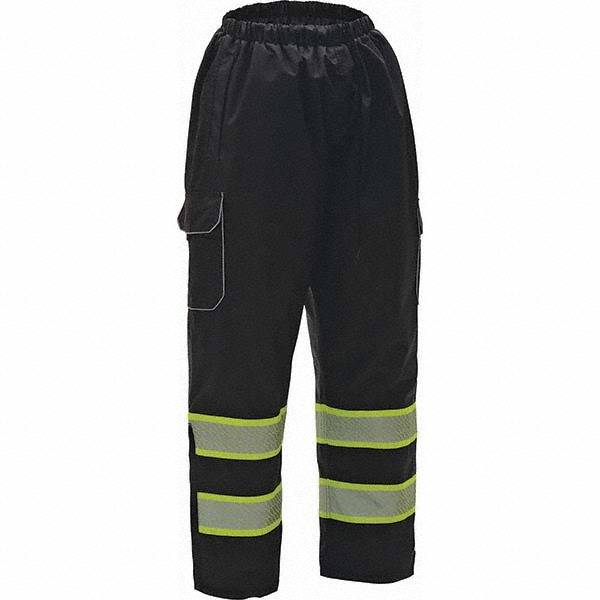 Size S/M Black Waterproof Rain Pants 