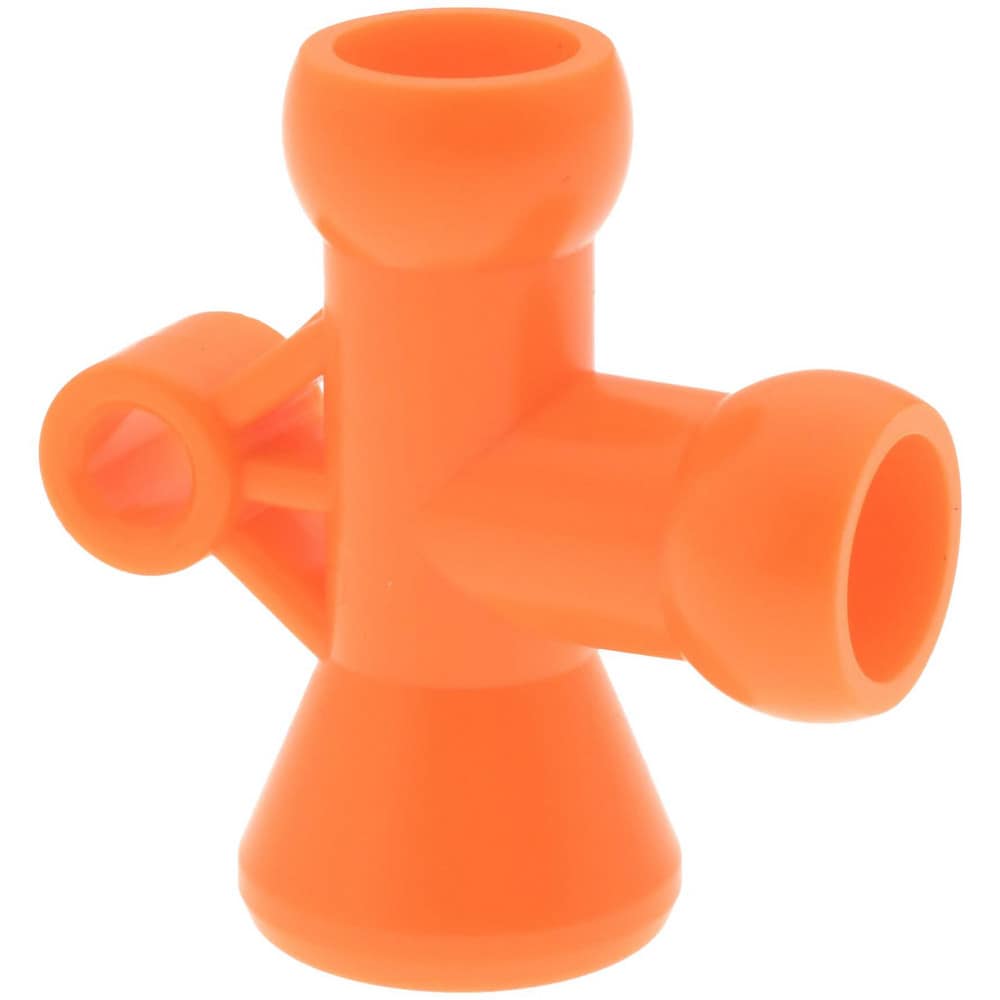Coolant Hose Elbows, Fittings & Reducers; Coolant Hose Fitting Type: T-Fitting ; Connection Type: Female x Male ; Hose Inside Diameter: 1/4 ; Body Material: POM ; Number Of Pieces: 2 ; For Use With: Snap Together Hose System