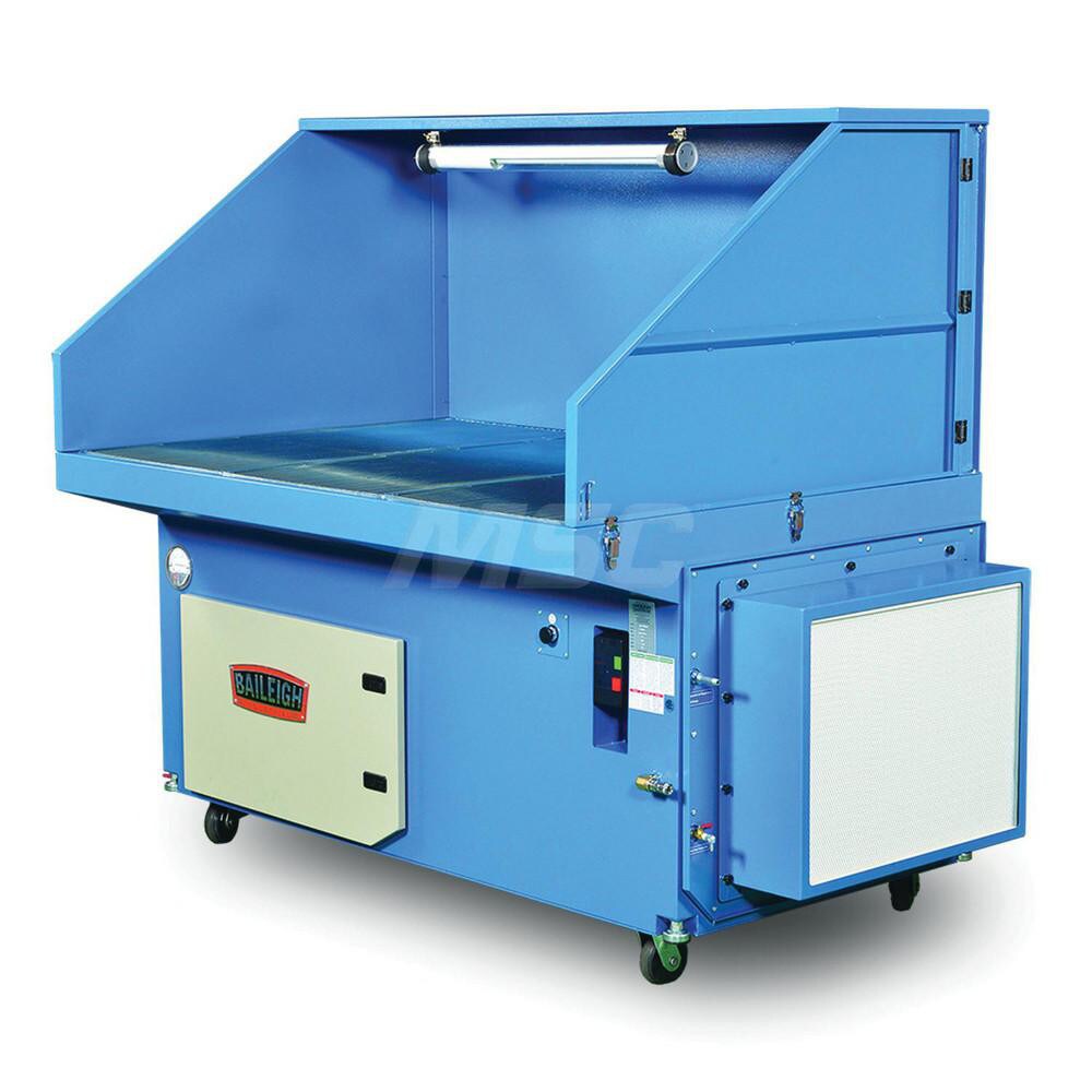 Downdraft Tables; Suction (CFM): 2340 ; Table Length (Inch): 52 ; Table Width (Inch): 80 ; Voltage: 230.00 ; Horsepower (HP): 3 ; Load Capacity (Lbs): 1764.000