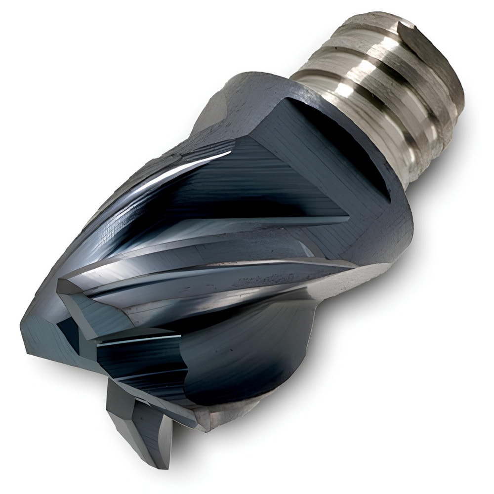 Corner Radius & Corner Chamfer End Mill Heads; Number Of Flutes: 5 ; Coating/Finish: TiAlN ; End Mill Material: Solid Carbide ; Overall Length (Decimal Inch): 1.4500 ; Mill Diameter (Decimal Inch): 1.0000 ; Corner Radius (Decimal Inch): 0.2500
