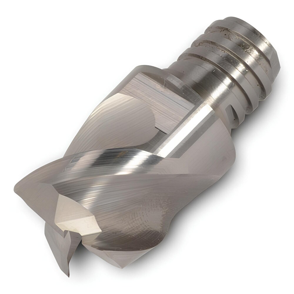 Corner Radius & Corner Chamfer End Mill Heads; Number Of Flutes: 3 ; Coating/Finish: Bright/Uncoated ; End Mill Material: Solid Carbide ; Overall Length (Decimal Inch): 0.8000 ; Mill Diameter (Decimal Inch): 0.6250 ; Corner Radius (Decimal Inch): 0.0620