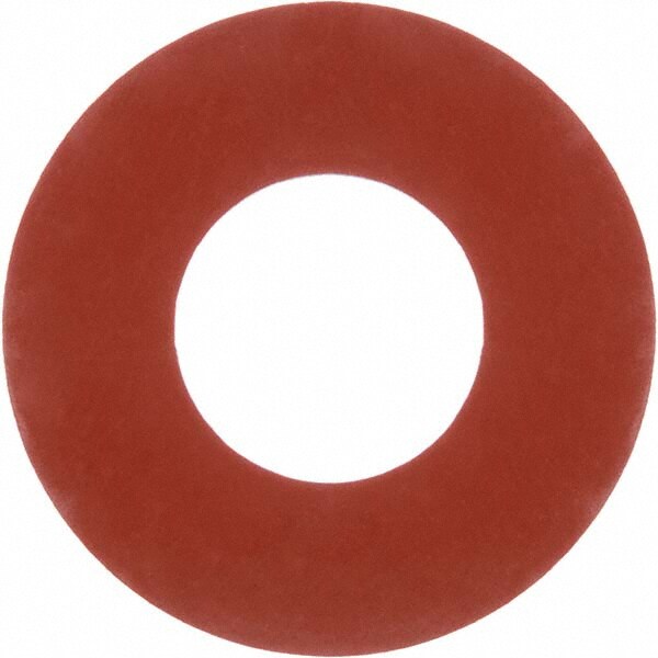 Rubber & Foam Cylinders; Material: Silicone Foam ; Outside Diameter (Inch): 2-1/4 ; Inside Diameter (Inch): 2 ; Length (Inch): 1/8 ; Tensile Strength (psi): 100 ; Color: Red