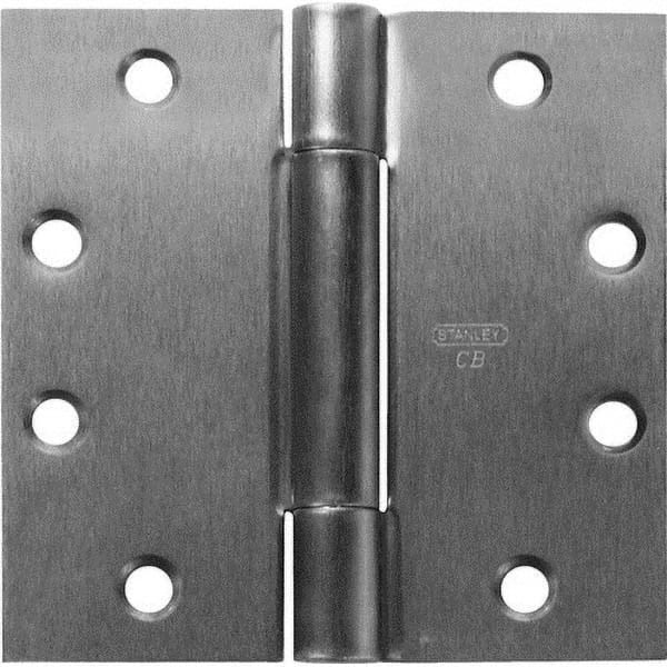 4-1/2 Width x 4-1/2 Height Pack of 24 Polished Brass Plated Don-Jo PB74545 Steel 5 Knuckle Full Mortise Plain Bearing Template Hinge 