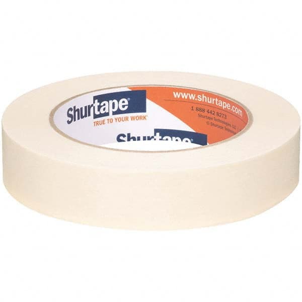 Masking Tape: 24 mm Wide, 55 m Long, 4.6 mil Thick, Natural & Tan
