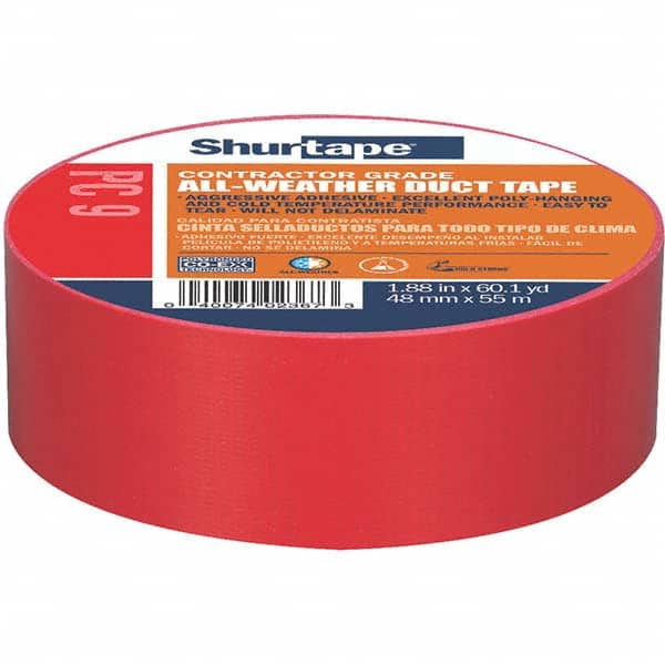 Duct Tape: 48 mm Wide, 9 mil Thick, Polyethylene, 55 Meter Long