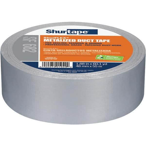 Duct Tape: 48 mm Wide, 10 mil Thick, Polyethylene