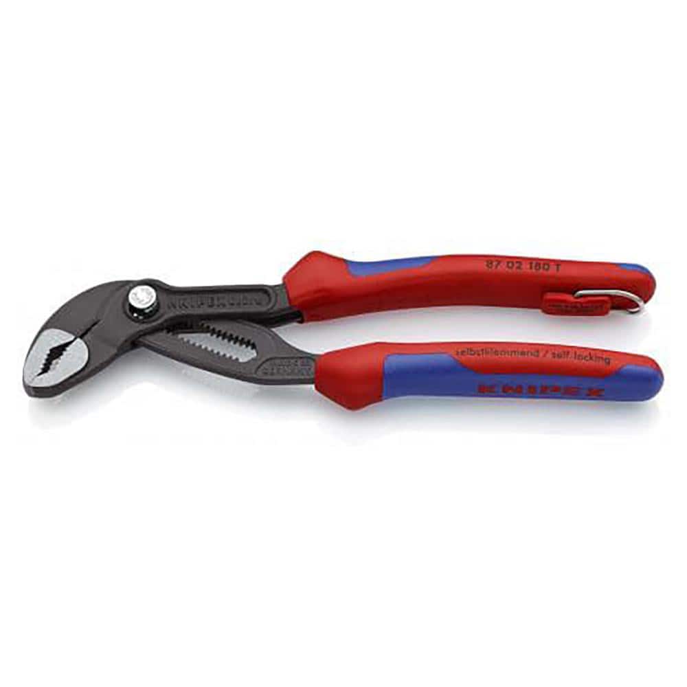 Knipex 87 02 180 T BKA Tongue & Groove Plier: 1-1/2" Cutting Capacity 