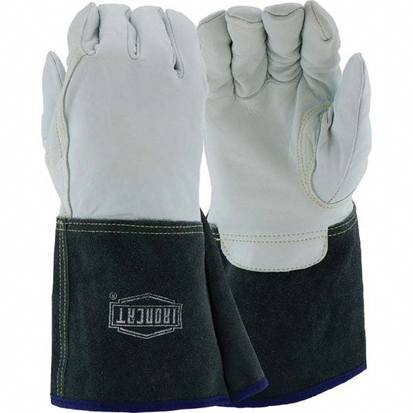 PIP 6144/M Welding Gloves: Size Medium, Kidskin Leather, TIG Welding Application Image