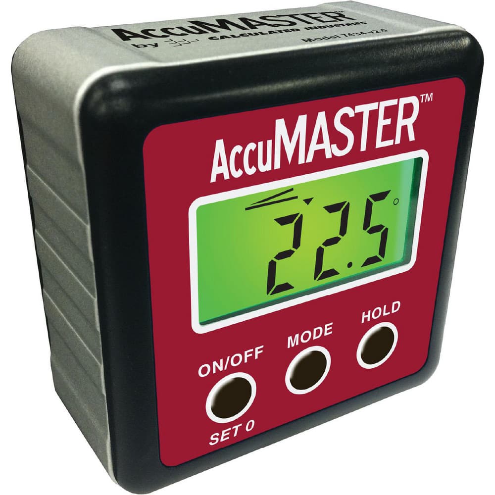 Inclinometers; Minimum Measurement: 0 ; Maximum Measurement: 90.00 ; Inclinometer Type: Digital Level ; Vial Sensitivity: 0 ; Material: Stainless Steel