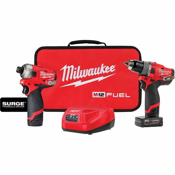 Milwaukee 2582-22 M12 Fuel Surge HDD 2-pc Combo Kit