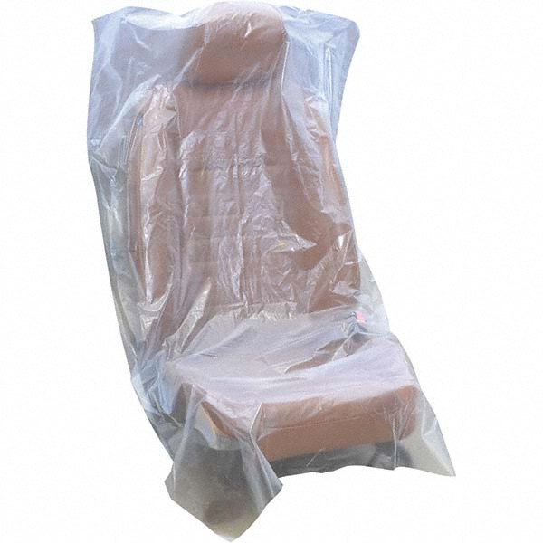 Vehicle Interior Covers: Type: Seat Cover; Color: Clear; Material: Plastic