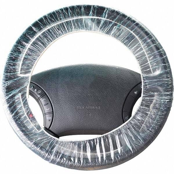 Vehicle Interior Covers; Type: Steering Wheel Cover ; Color: Clear ; Material: Plastic ; Length (Inch): 500in