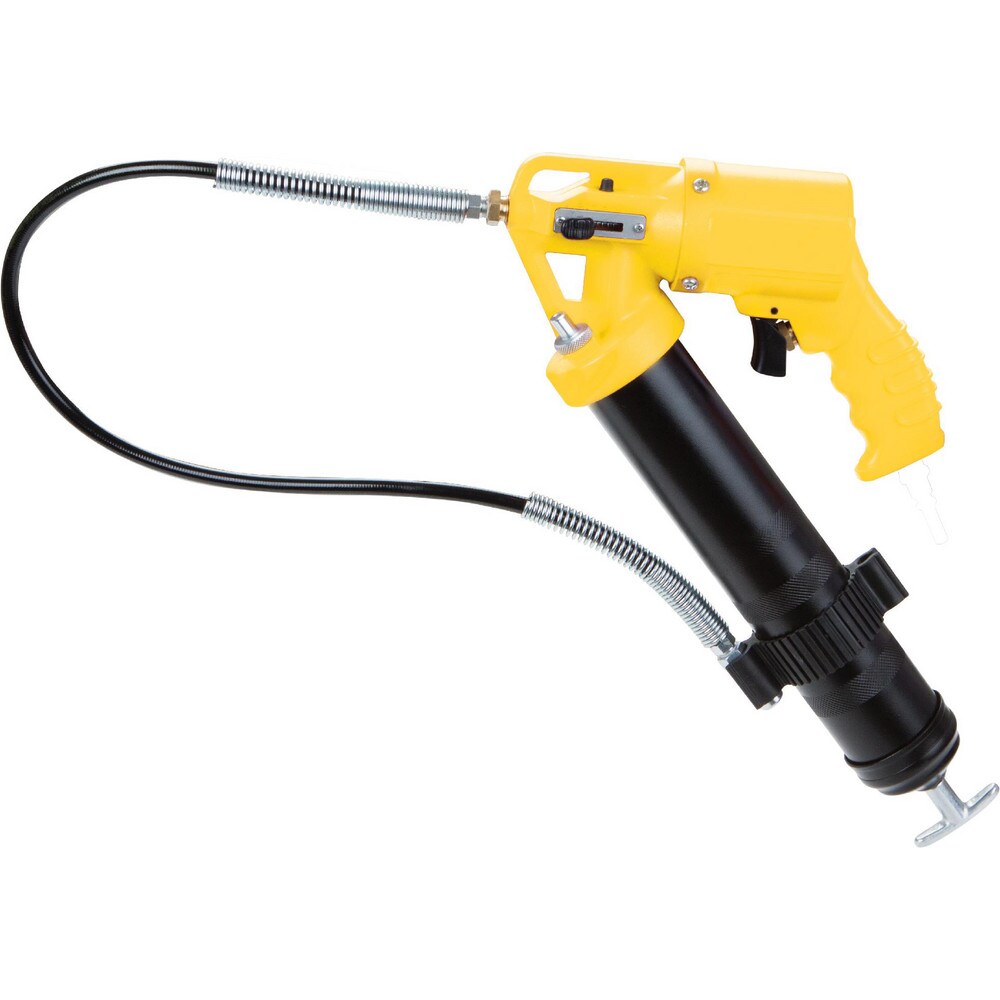 Dual Mode Air Operated Grease Gun with 30 (760 mm) flexible grease hose & coupler