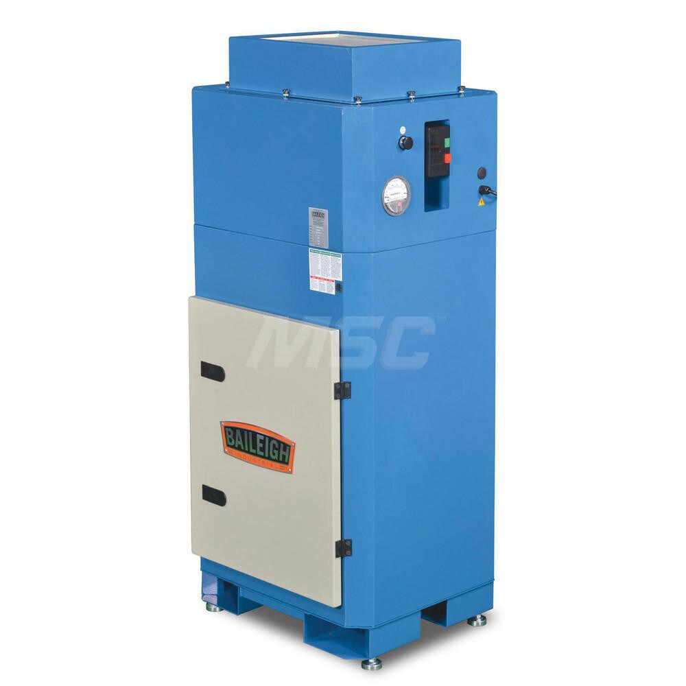Dust, Mist & Fume Collectors; Machine Type: Dust Collector ; Mounting Type: Surface ; Filter Bag Rating (Micron): 5.00 ; Voltage: 110 ; Phase: 1 ; Air Flow Volume (CFM): 1100.00