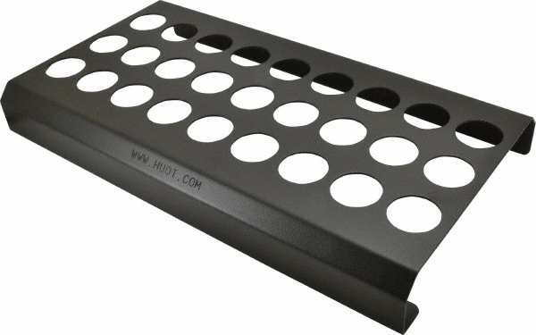 27 Collet, ER40 Steel Collet Rack and Tray - 9-1/8 Inch Wide x 2 Inch High x 17 Inch Long