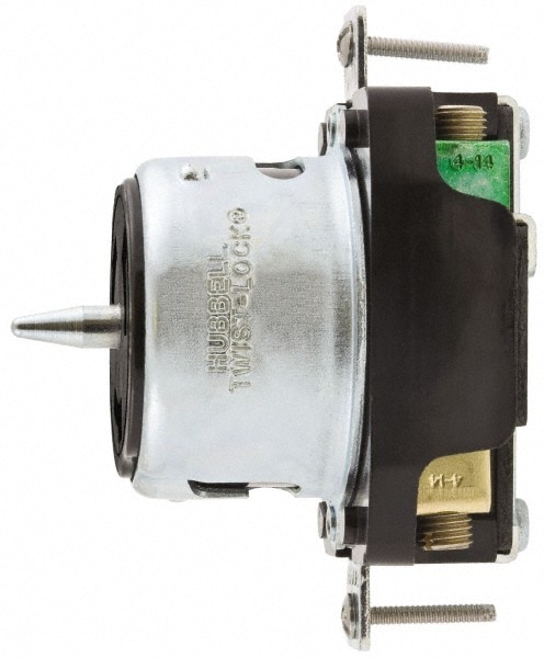 Hubbell Wiring Device-Kellems CS6370 125 VAC, 50 Amp, Self Grounding Receptacle Image